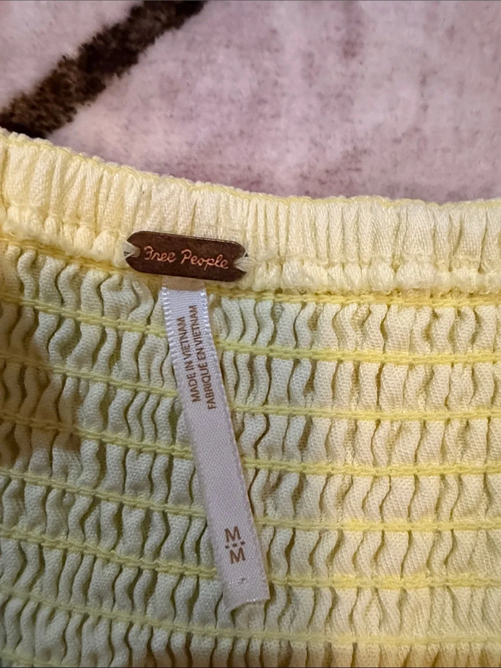 Free People Pale Yellow Button-Front Maxi Dress